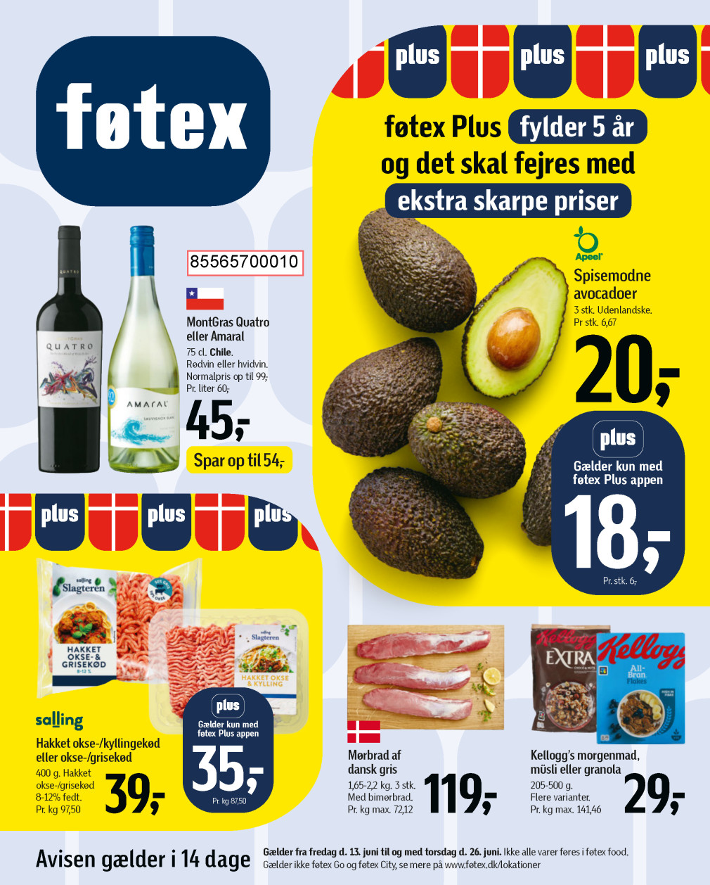 føtex tilbudsavis fra 13.06.2025 Side.1 