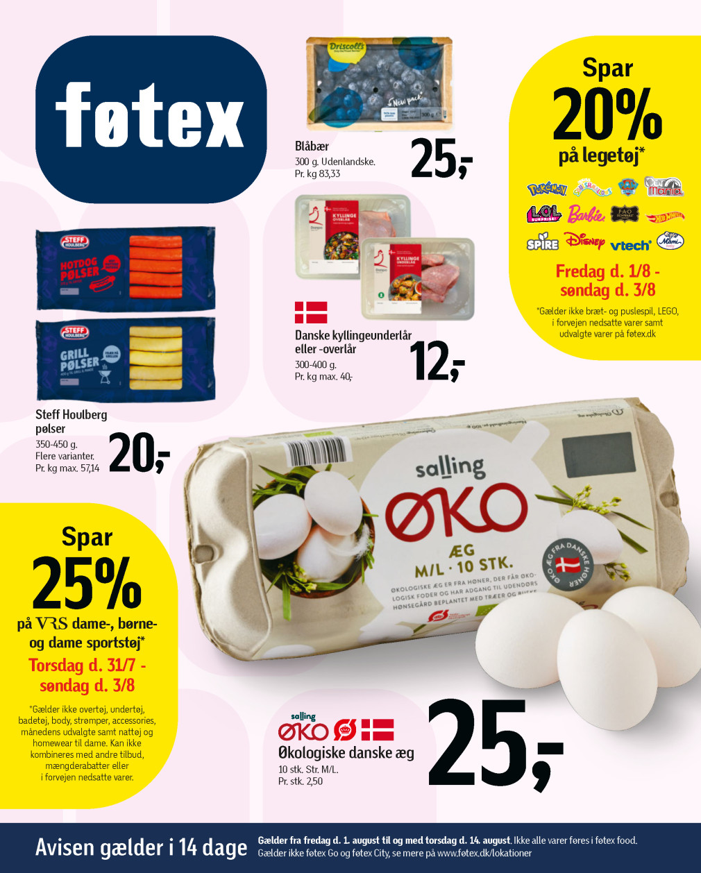 føtex tilbudsavis fra 01.08.2025 Side.1 