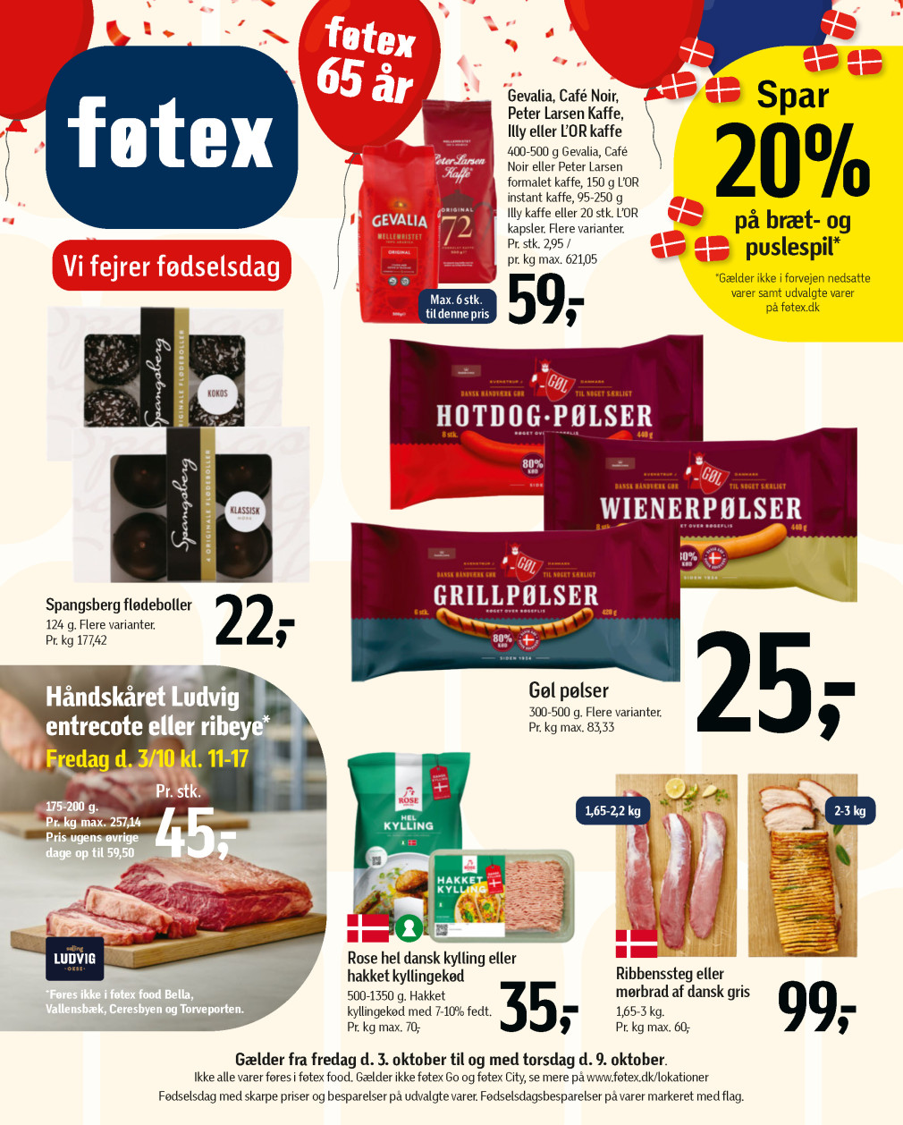 føtex tilbudsavis fra 03.10.2025 Side.1 