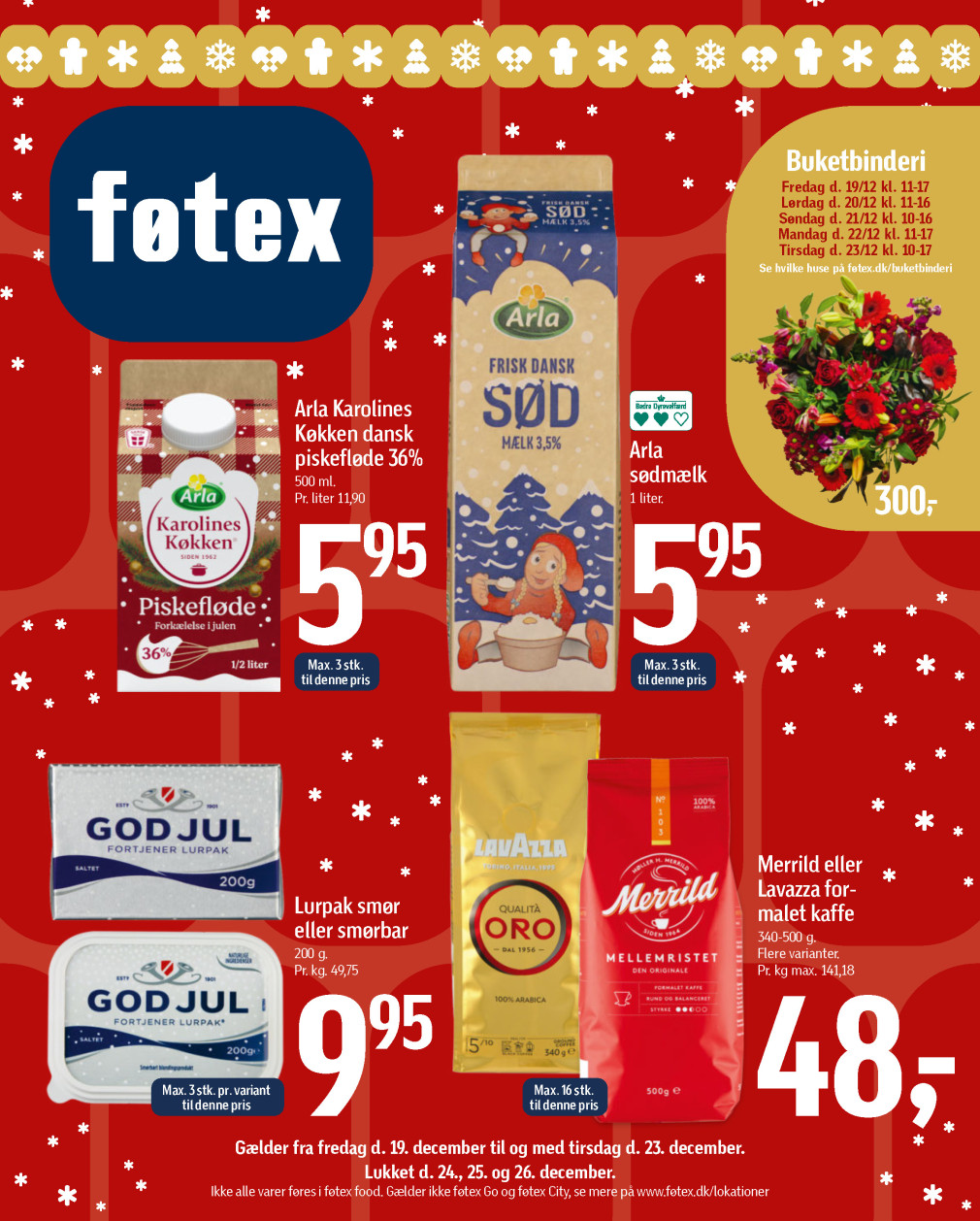 føtex tilbudsavis fra 19.12.2025 Side.1 