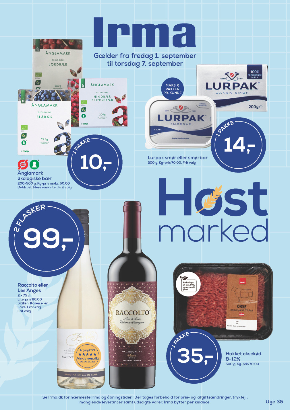 Irma tilbudsavis fra 01.09.2023 Side.1 