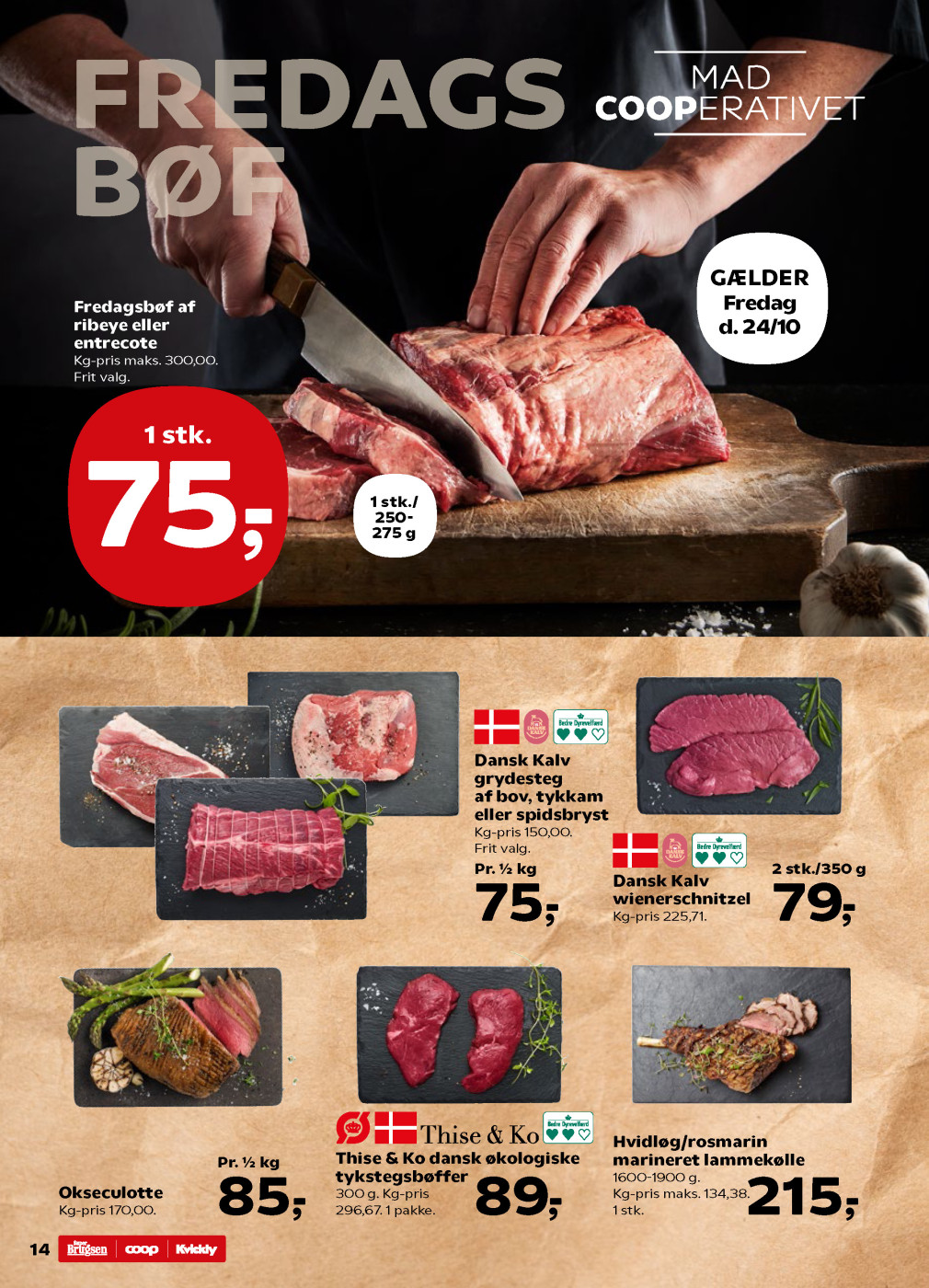 Kvickly tilbudsavis fra 24.10.2025 Side.14 