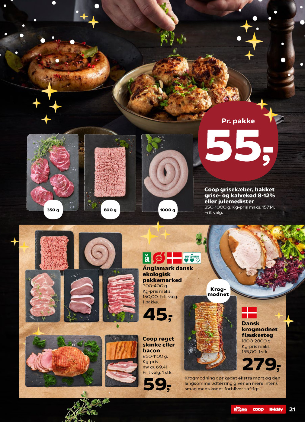 Kvickly tilbudsavis fra 28.11.2025 Side.21 