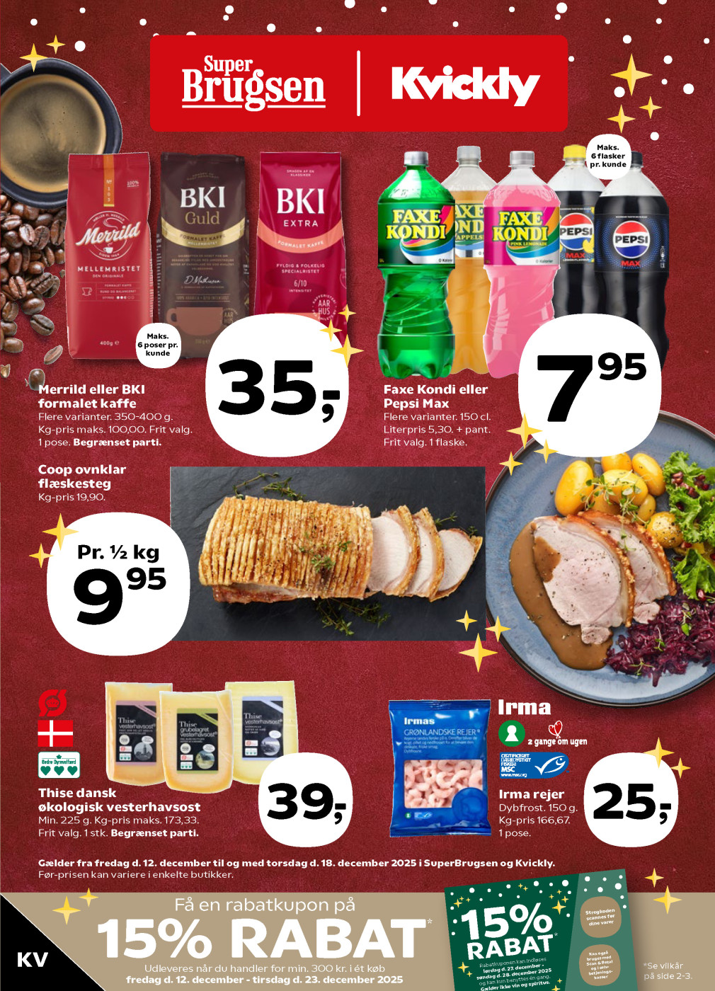 Kvickly tilbudsavis fra 12.12.2025 Side.1 