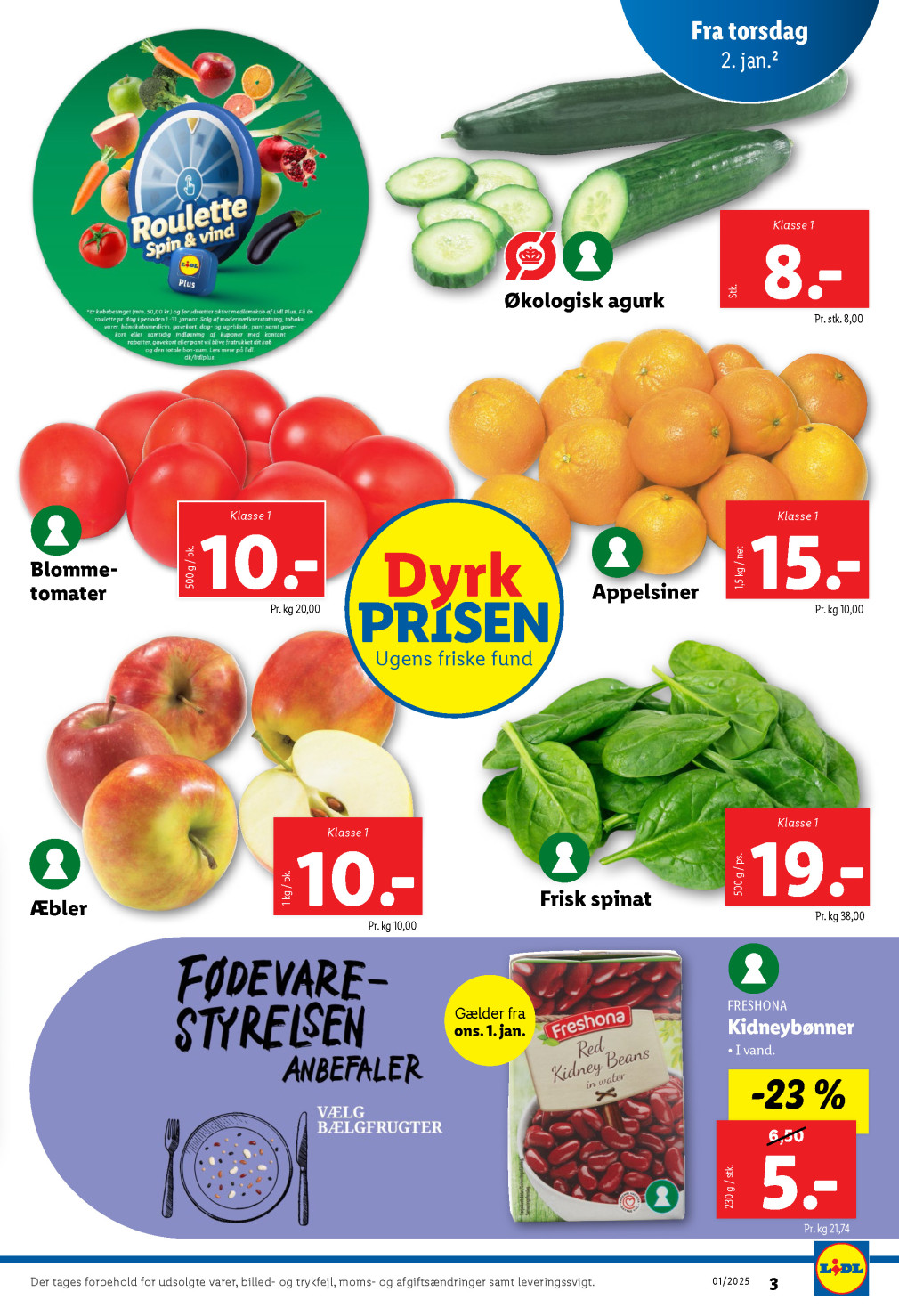 Lidl tilbudsavis fra 01.01.2025 Side.3 