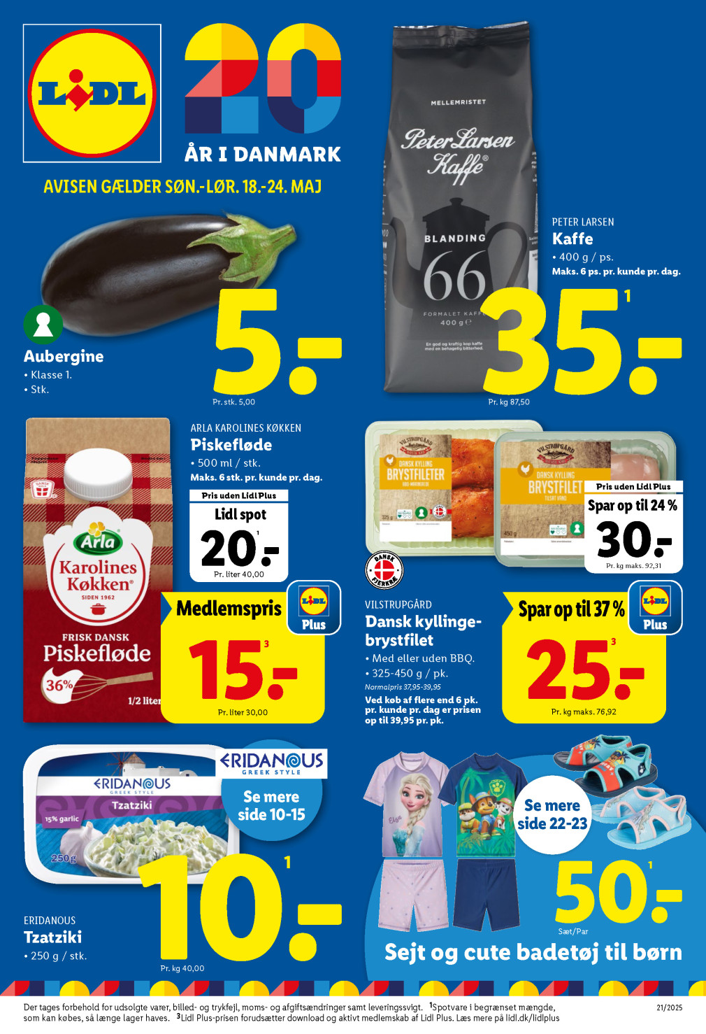 Lidl tilbudsavis fra 18.05.2025 Side.1 