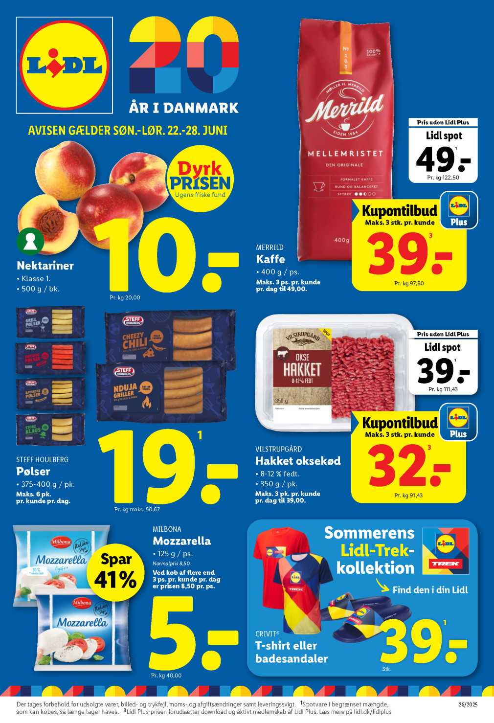 Lidl tilbudsavis fra 22.06.2025 Side.1 