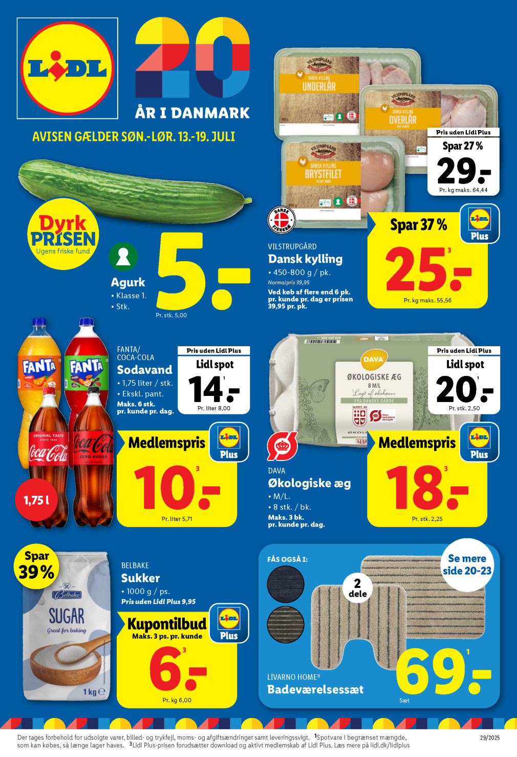 Lidl tilbudsavis fra 13.07.2025 Side.1 