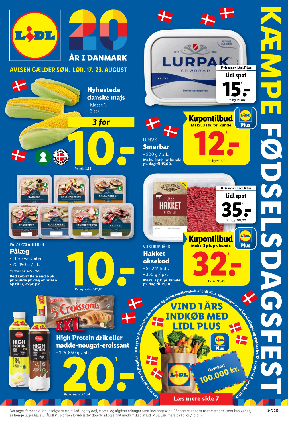 Lidl tilbudsavis fra 17.08.2025 Side.1 