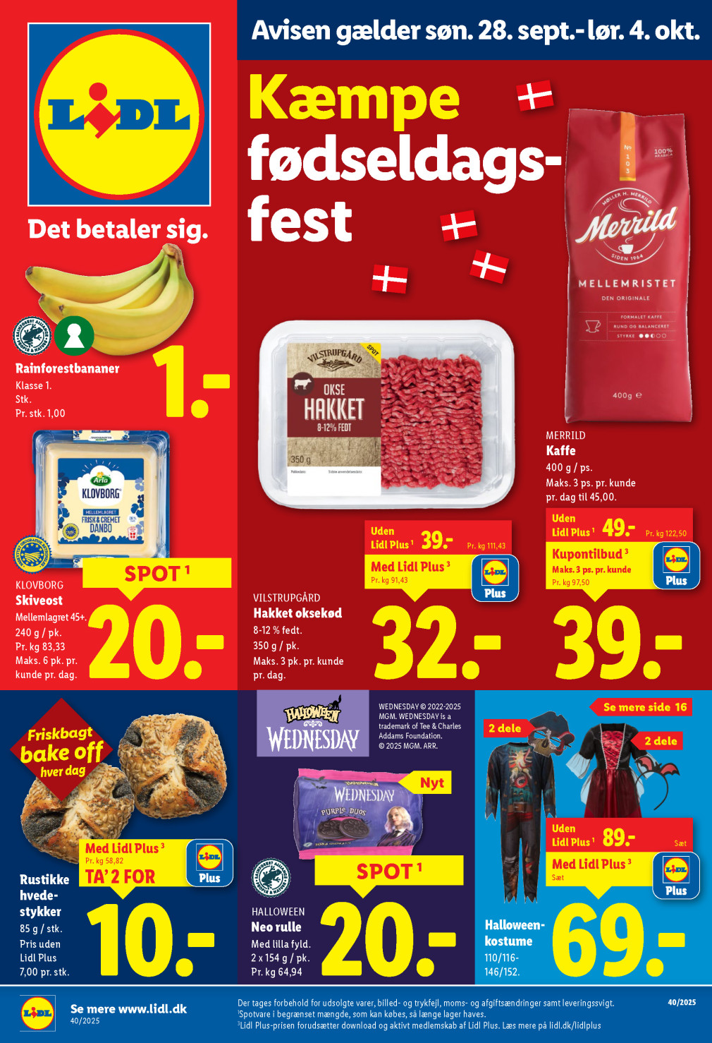 Lidl tilbudsavis fra 28.09.2025 Side.1 