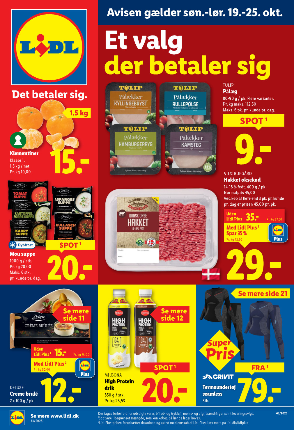 Lidl tilbudsavis fra 19.10.2025 Side.1 
