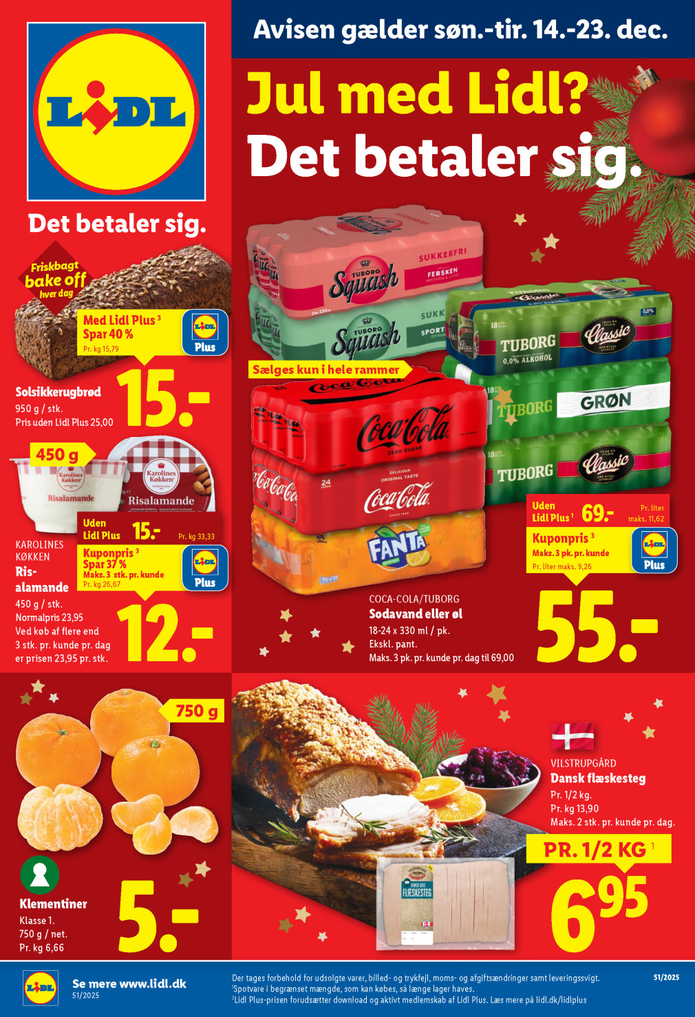 Lidl tilbudsavis fra 14.12.2025 Side.1 