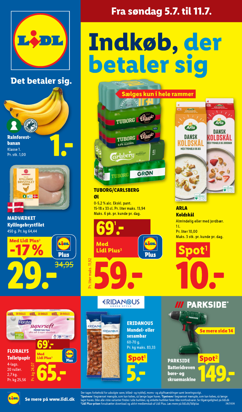 Lidl tilbudsavis fra 05.07.2026 Side.1 