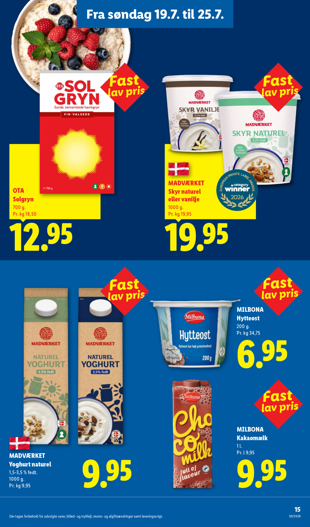 Lidl tilbudsavis fra 19.07.2026 Side.15 