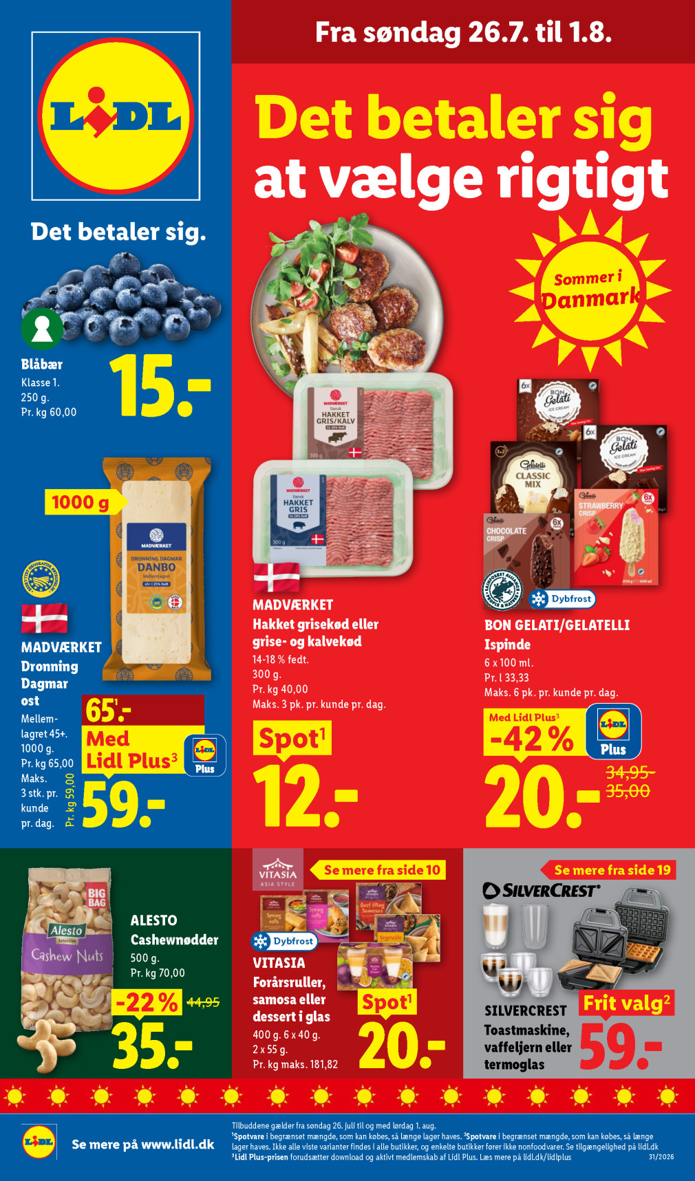 Lidl tilbudsavis fra 26.07.2026 Side.1 