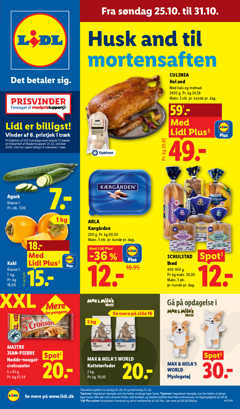 Lidl tilbudsavis fra 25.10.2026 Side.1 
