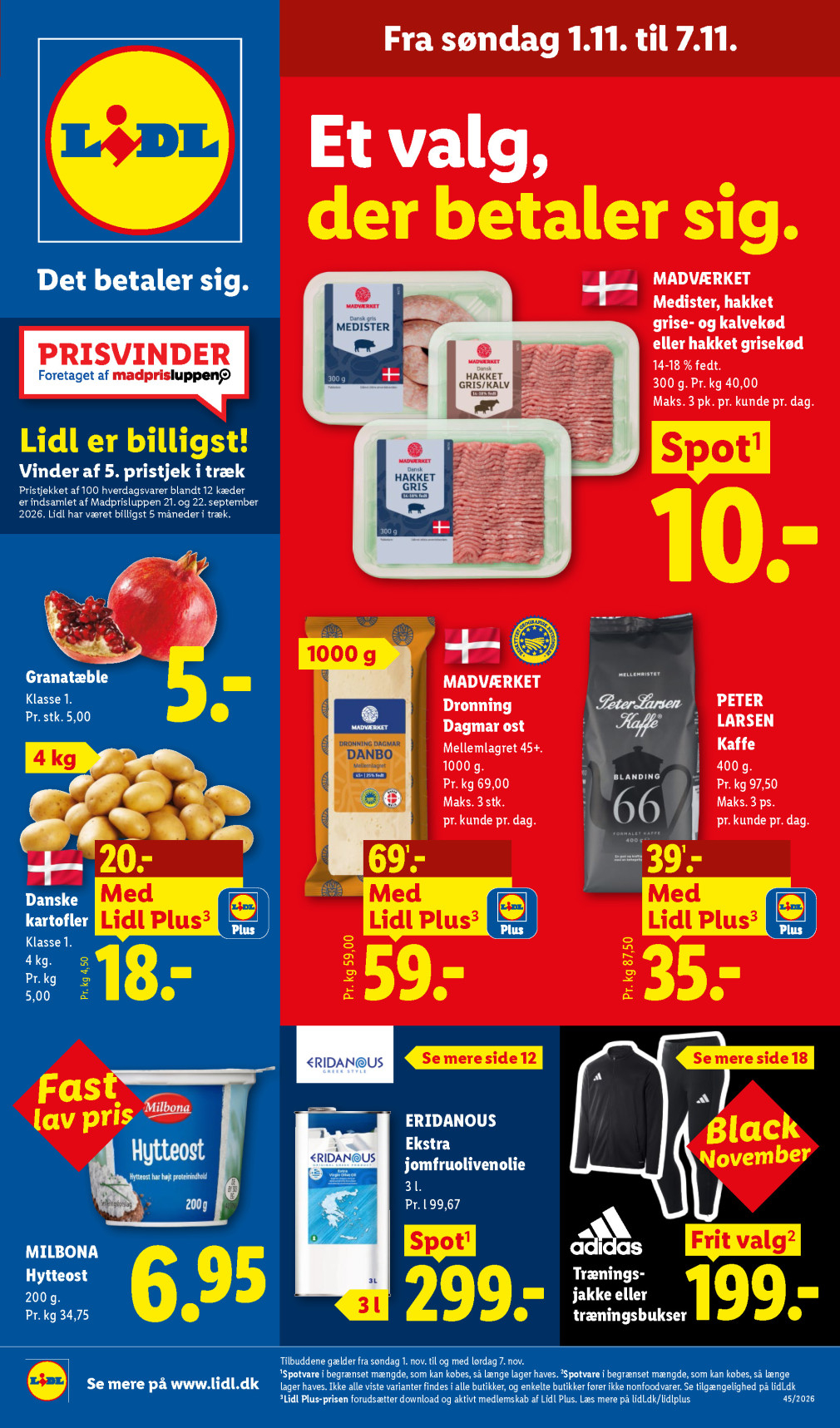 Lidl tilbudsavis fra 01.11.2026 Side.1 