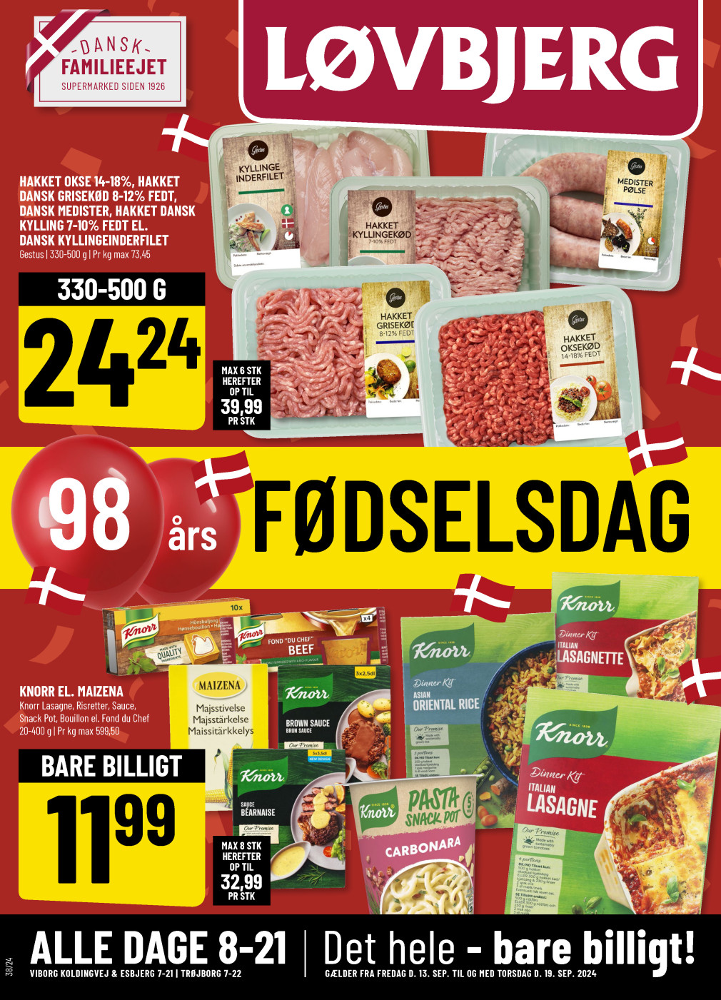 Løvbjerg tilbudsavis fra 13.09.2024 Side.1 