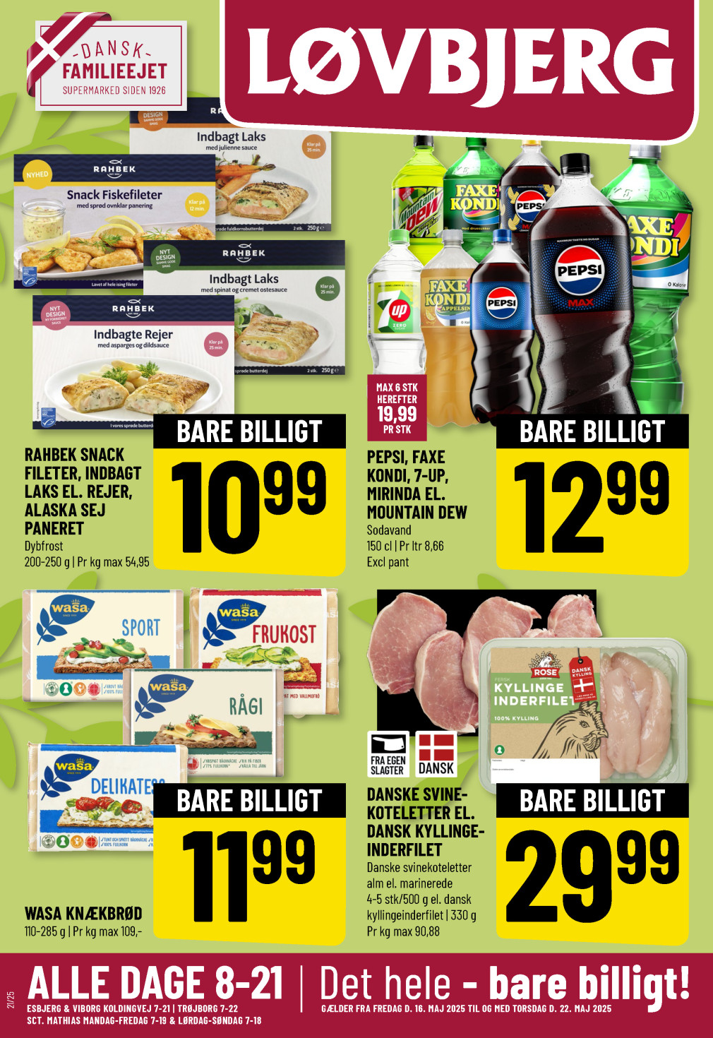 Løvbjerg tilbudsavis fra 16.05.2025 Side.1 