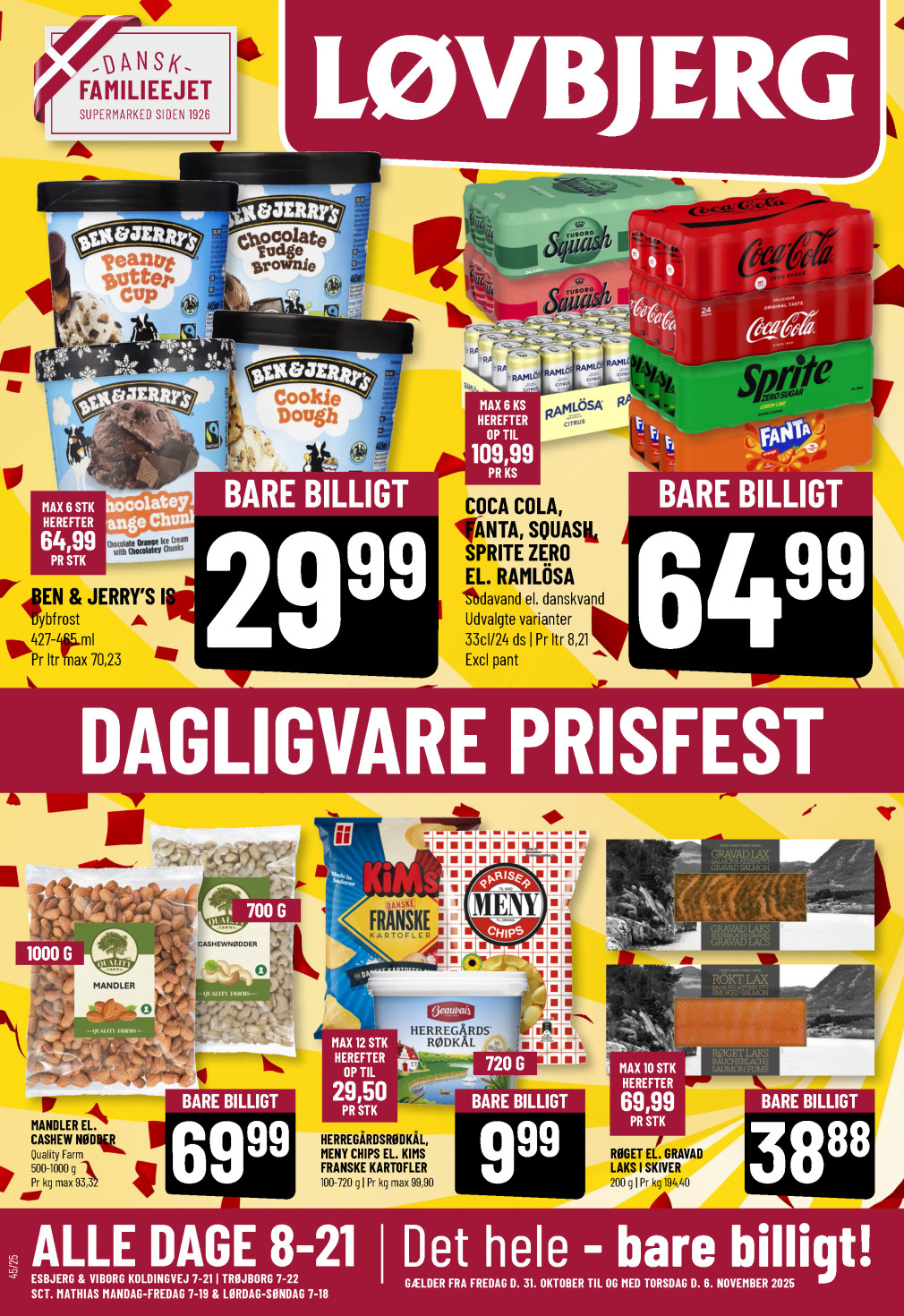 Løvbjerg tilbudsavis fra 31.10.2025 Side.1 