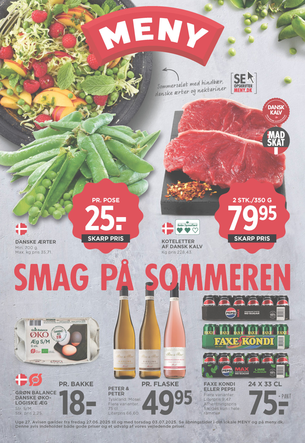 Meny tilbudsavis fra 27.06.2025 Side.1 