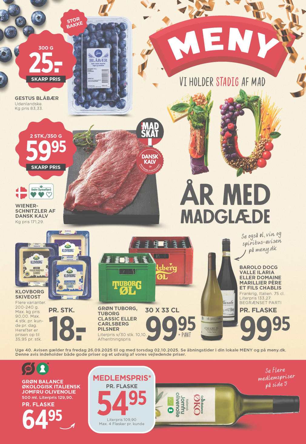 Meny tilbudsavis fra 26.09.2025 Side.1 