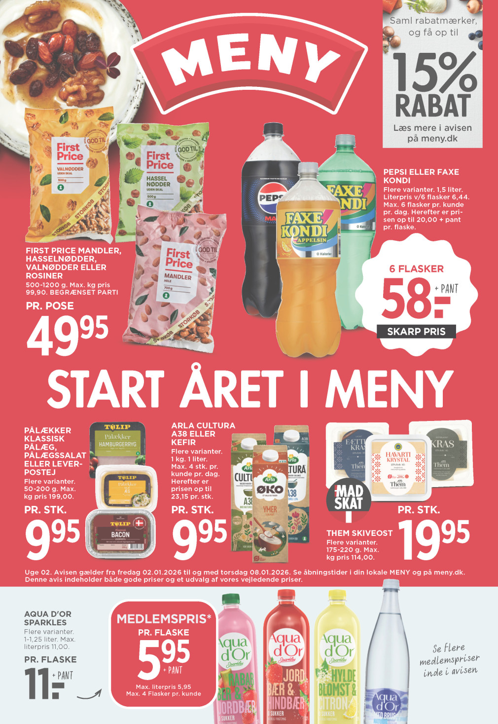 Meny tilbudsavis fra 02.01.2026 Side.1 