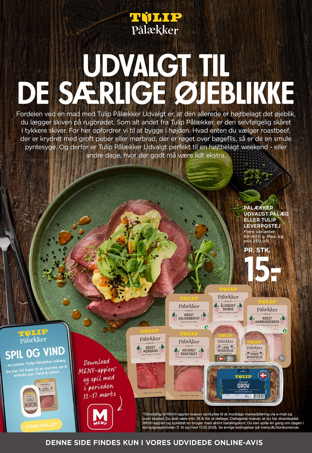 Meny tilbudsavis fra 13.03.2026 Side.38 