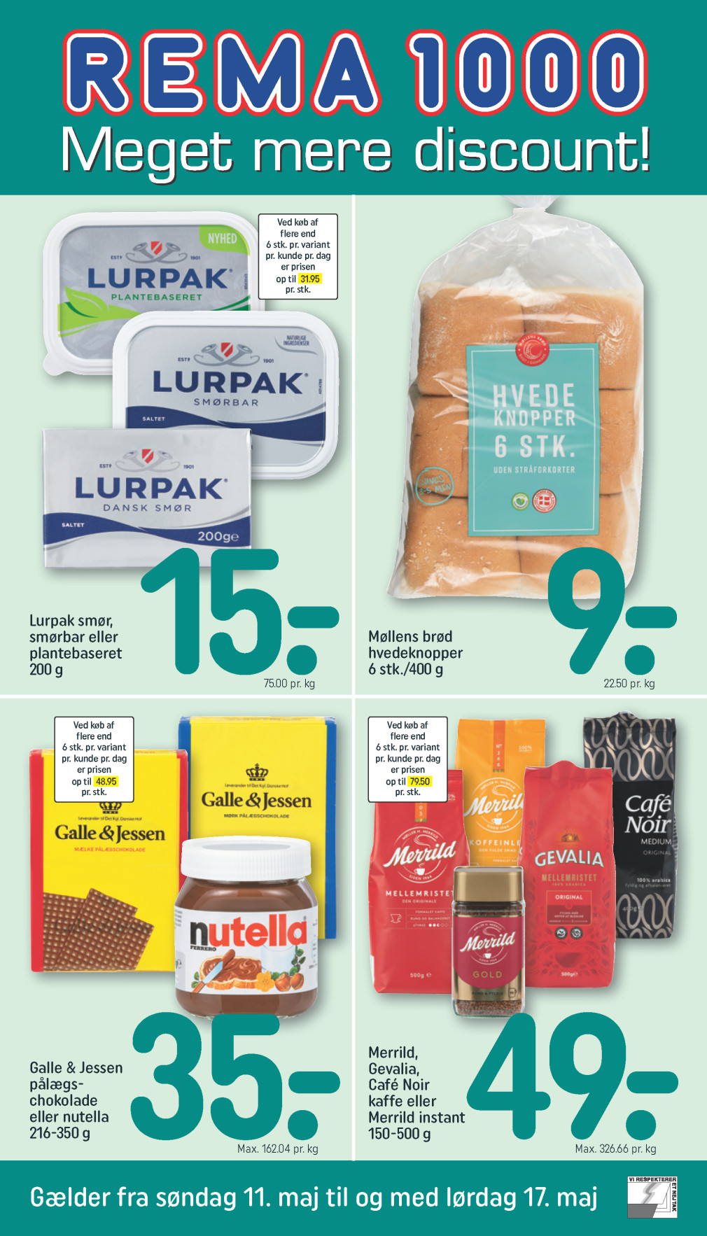 REMA 1000 tilbudsavis fra 11.05.2025 Side.1 