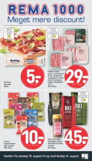 REMA 1000 tilbudsavis fra 10.08.2025 Side.1 