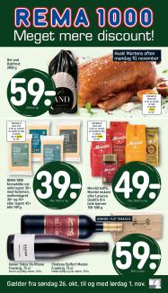 REMA 1000 tilbudsavis fra 26.10.2025 Side.1 
