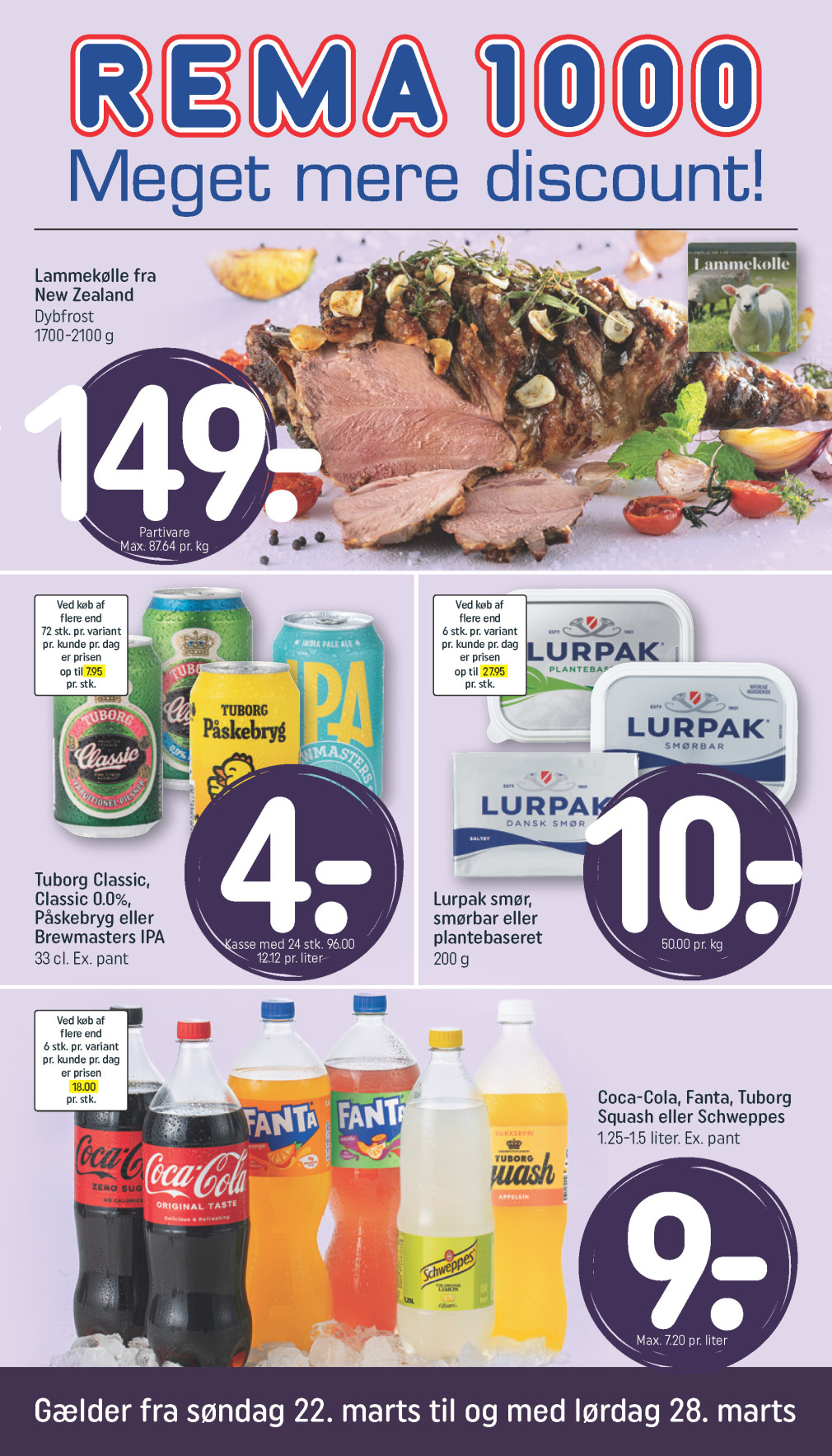 REMA 1000 tilbudsavis fra 22.03.2026 Side.1 
